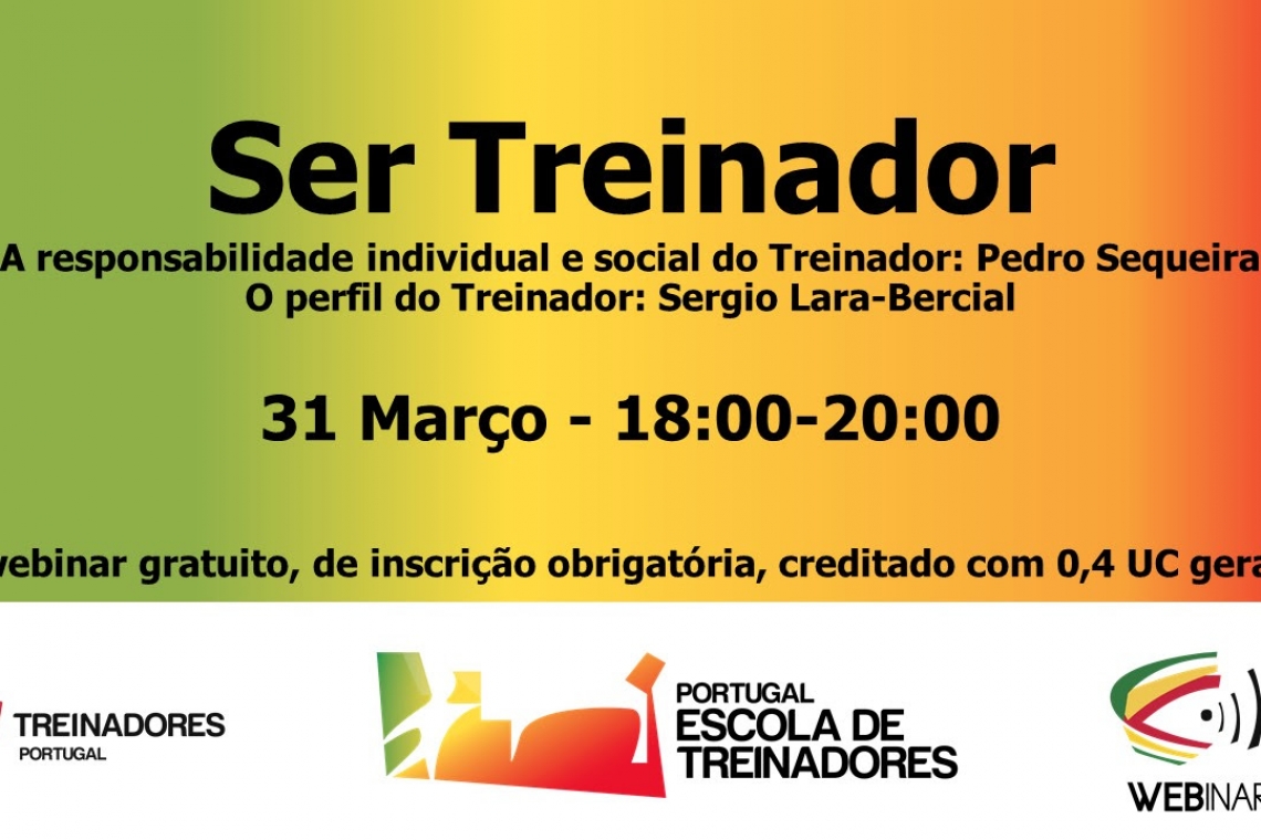 Webinar "Ser Treinador